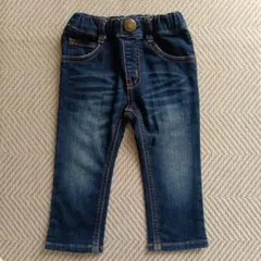 ムージョンジョン デニムパンツ ブルー 80cm