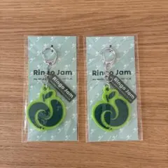 ミセス リンゴジャム　RingoJam りんごキーホルダー　　２つ