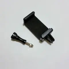アクションカメラアクセサリー 黒 アダプタ スマホ カメラ