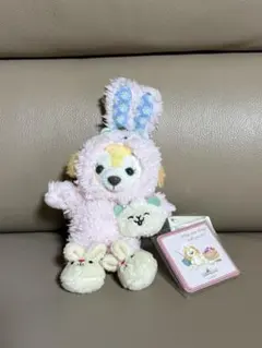 香港ディズニー　クッキー　ぬいぐるみ　チェーン　キーホルダー　イースター　タグ付