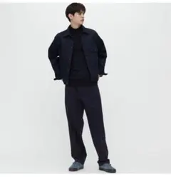 タックテーパードパンツ（ワイドフィット・丈標準71～77cm）