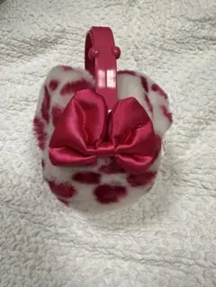 ヒョウ柄 ミニー イヤーマフ ピンク