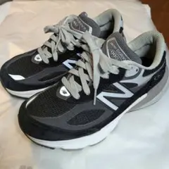 【New Balance】990v6 ブラックグレー 22cm USA製