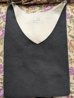 匿名配送 紳士XXL ブラック Vネック 裏起毛タンクトップ