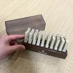 アンティーク　アルファベット　ハンコ　スタンプセット　レトロ