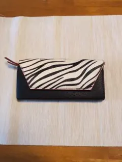 SALON de RUBAN ゼブラ柄 長財布　新品未使用　カード収納多数