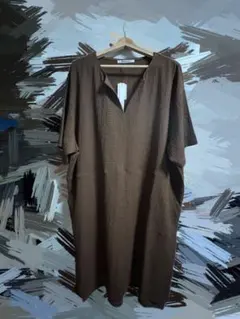RADIATE ブラウン 半袖ワンピース