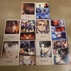 一番くじ　進撃の巨人 メモリアルカード 5枚セット