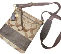 COACH コーチ シグネチャーショルダー ミニショルダー サコッシュ