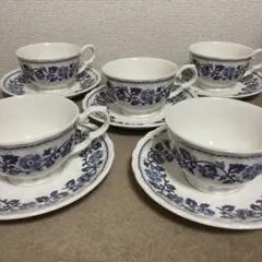 ノリタケ、日陶、NITTOHのコーヒーカップセット5セット食器、骨董アンティーク