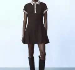 ZARA ポロシャツワンピース