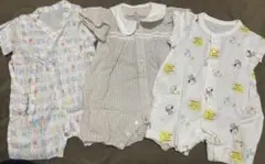 女の子向け　ロンパース・カバーオール 3点セット　50-60