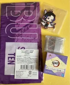胡蝶しのぶ　全集中展　ハンカチ　シングルカラー　ラバーストラップ　鬼滅の刃