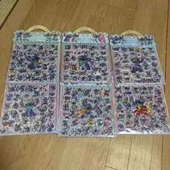 スティッチ 3d立体シール 6種12枚入り