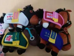 サラブレッドコレクション マスコットボールチェーン 馬服 4種類セット