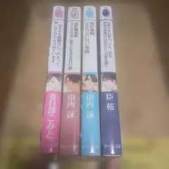 一途すぎる御曹司につかまって、怖いほど甘やかされていますTL小説4冊オパール文庫