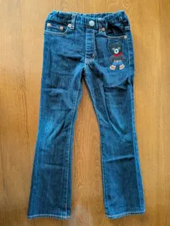 ミキハウス DOUBLE.B デニムパンツ 130cm