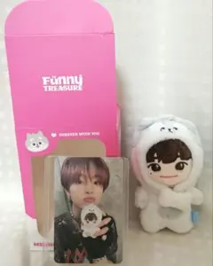 treasure funny ジフン ぬいぐるみ トレカ付き - メルカリ