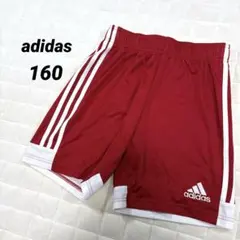adidas アディダス ハーフパンツ ショートパンツ 160 レッド 子供