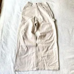 【ジャバ】メンズライクペインターパンツ ワイドパンツ ウエスト後ゴム M