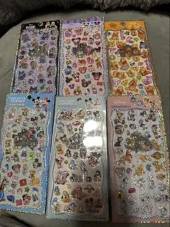 【正規品】ディズニー プチドロップステッカー 6種