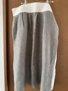 えみおわす　ラップスカート　カシミヤ　ウール えみおわす ラップスカート カシミヤ ウール ウール×カシミヤの