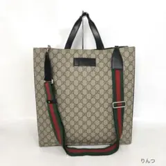 GUCCI 구찌 셰리 라인 소프트 GG 스프림 2WAY 토트