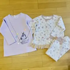 アプレレクール　パジャマ　マザウェイズ　裏フリースワンピース　110 まとめ売り