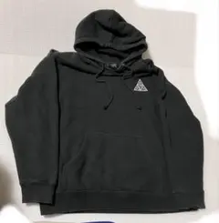 完売品 HUF ハフ プルオーバー パーカー トライアングルロゴ L 黒 裏起毛