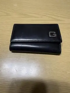 GUCCIグッチ Gロゴ キーケース ブラック レザー