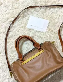 美品値下げマークバイマークジェイコブス　ツートンカラー　ハンドバッグ ショルダー