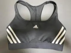 L】adidas スポーツブラ スリーストライプス バックデザイン