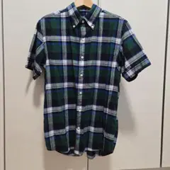 値下げ Gymphlex 半袖チェックシャツ