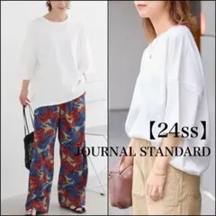 【24ss】ジャーナルスタンダード　タックコクーンプルオーバートップス