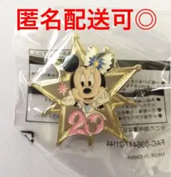 ディズニーシー20周年　ピンバッジ　非売品　ミニーマウス