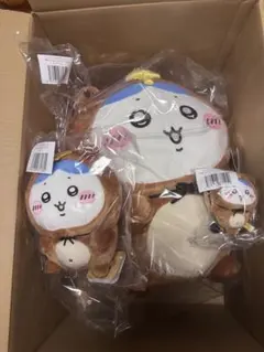 ちいかわ　たぬきだもんくじ　ハチワレ　A,B,C賞セット