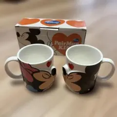 ディズニー ミッキー&ミニー キス ペア マグカップ