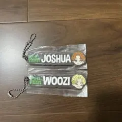 JOSHUA & WOOZI ラバーキーホルダーセット