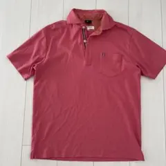 TK キクチタケオ　メンズMポロシャツ　ピンク