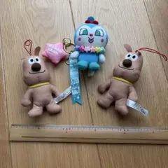 アンパンマン コキンちゃん＆チーズ　ぬいぐるみキーホルダー