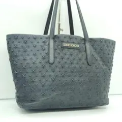 美品】ジミーチュウ チェーンポーチタッセル サテン 黒 保存袋 