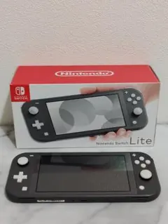 Nintendo Switch Lite グレー　箱+本体のみ　ジャンク