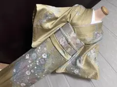 ・:*+.辻が花柄の訪問着と袋帯など４点セット・:*+.