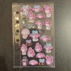 サンリオ　ボンボンドロップシール　おすそわけ　マイメロディ