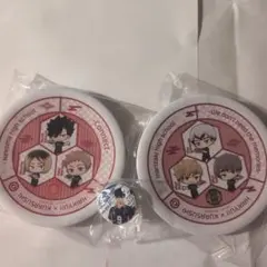 くら寿司 ハイキュー 寿司皿 ２枚 音駒高校 稲荷崎高校おまけ影山飛雄バッジ