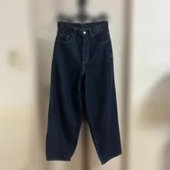 【美品】ジーユー GU コクーンシルエットジーンズ( L)221-321034