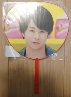【新品未使用】嵐　櫻井翔　ミニうちわ　ポップコーン
