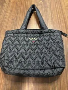 中古品 アジョリー　キルティングトートバッグ Japan bag