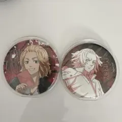 東京リベンジャーズ 佐野万次郎 マイキー 缶バッジ 2点セット