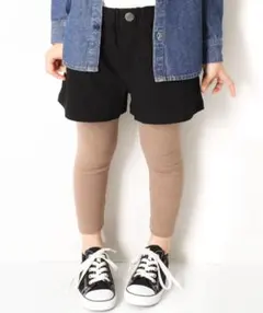 ❺ devirock ★美品★ リブレギンス スパッツ 130cm／デビロック